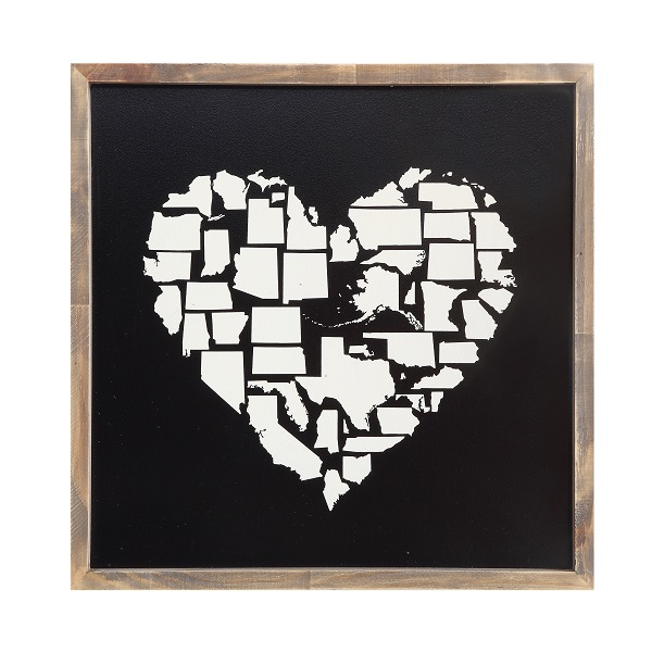 Heart Wall Decor us states heart wall decor - nadeau cincinnati Heart Wall Decor us states heart wall decor - nadeau cincinnati