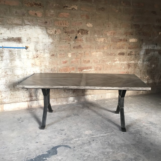 Iron Leg Dining Table Nadeau Tampa