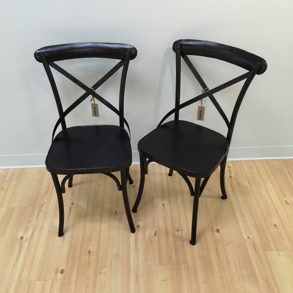 X Back Metal Chair Nadeau Alexandria