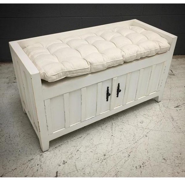 Storage Bench with Cushion Nadeau Alexandria