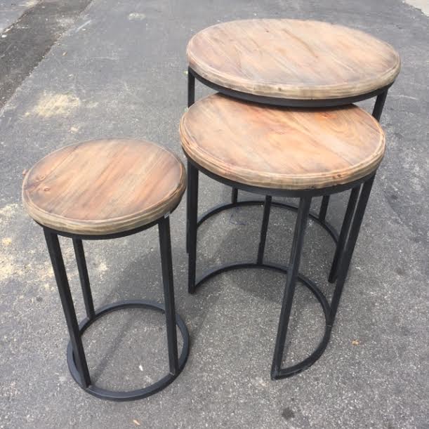 Urban Round Nesting Table Nadeau Atlanta