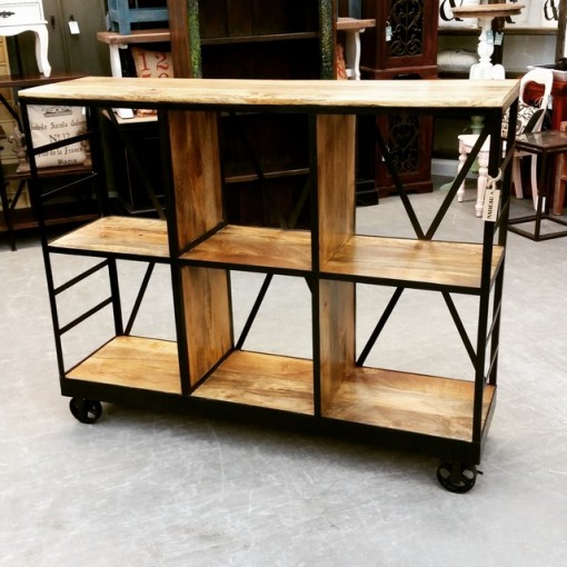 Bookcase on Wheels Nadeau Charlotte
