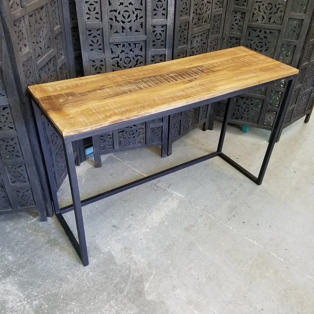 Iron Leg Console Table Nadeau Charlotte