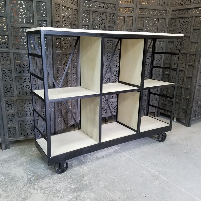 Bookcase on Wheels Nadeau Charlotte