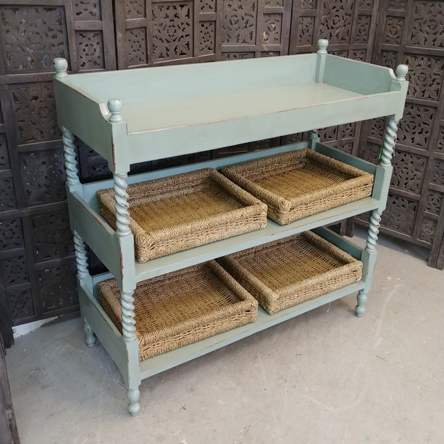 Open Shelf with Baskets Nadeau Charlotte