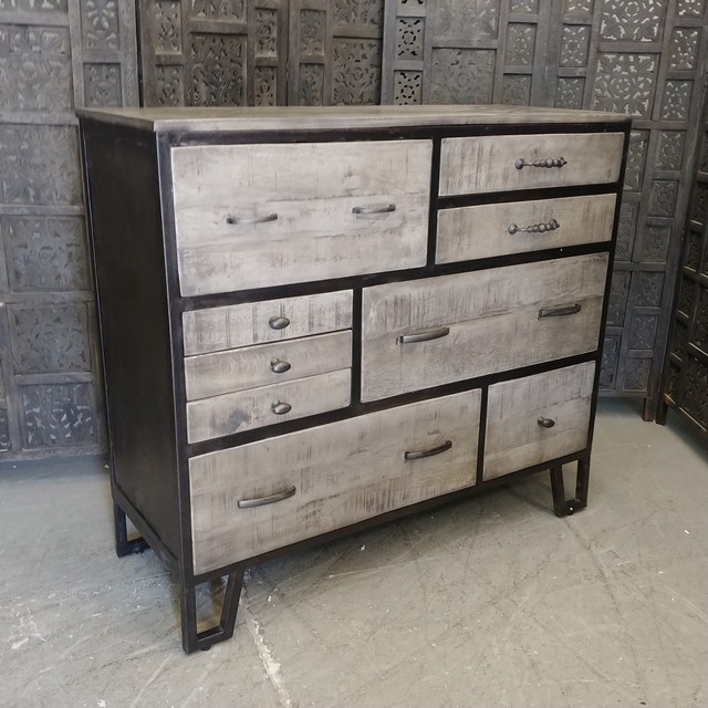 Iron And Wood Dresser Nadeau Charlotte