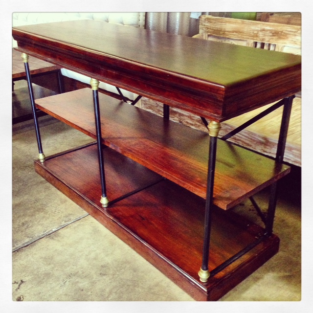 Open X Back Bookcase Low Nadeau Dallas