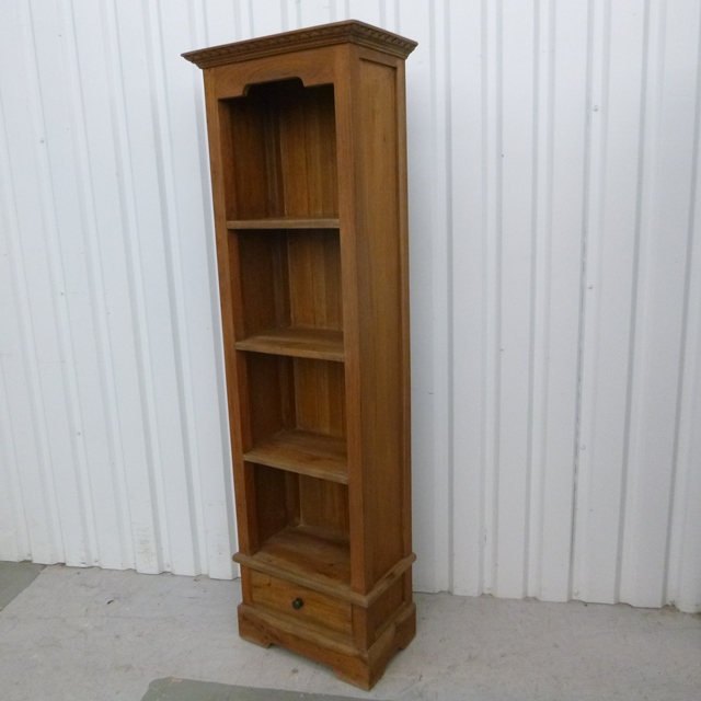 Narrow Bookcase with One Drawer Nadeau Houston