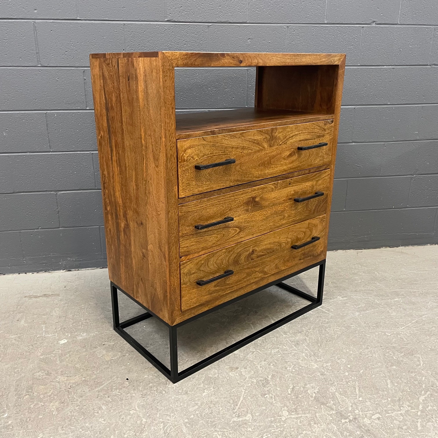 Iron and Wood with Mirror Doors Nadeau Nashville