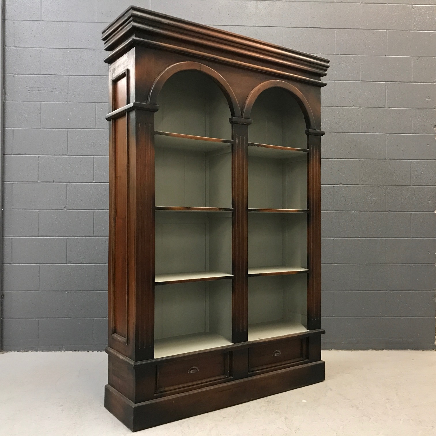 Double Arch Bookcase Nadeau Nashville