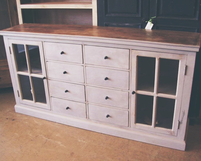 Buffet with Glass Doors Nadeau Birmingham