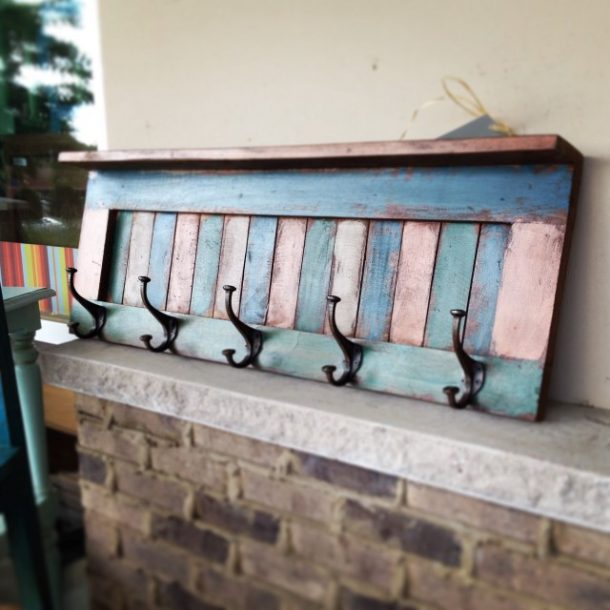 Reclaimed Wood Wall Hooks Nadeau Cincinnati