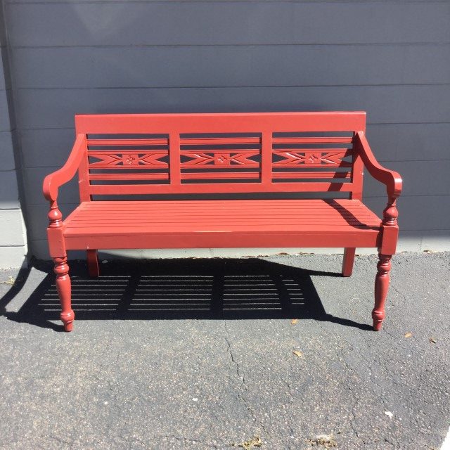 Upholstered Bench with Fluted Legs Nadeau Tampa