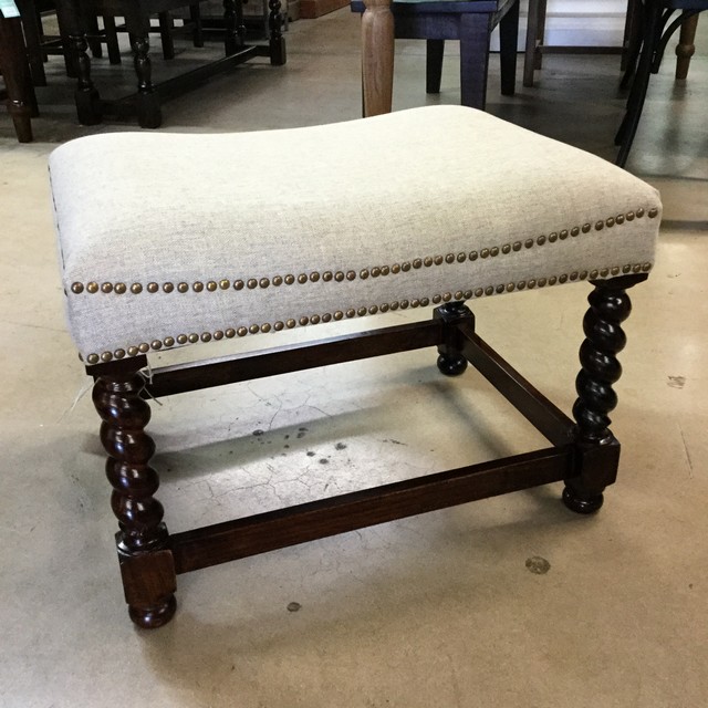 Small Bench with Upholstered Seat Nadeau Miami