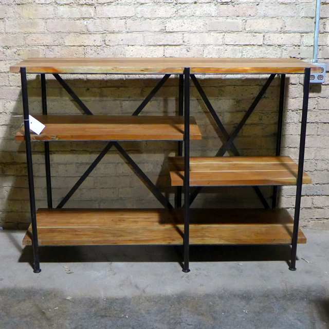 Iron and Wood Shelf Nadeau Chicago
