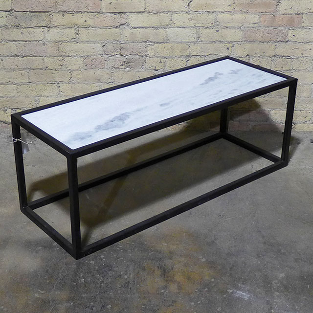 Iron Coffee Table Narrow Nadeau Chicago