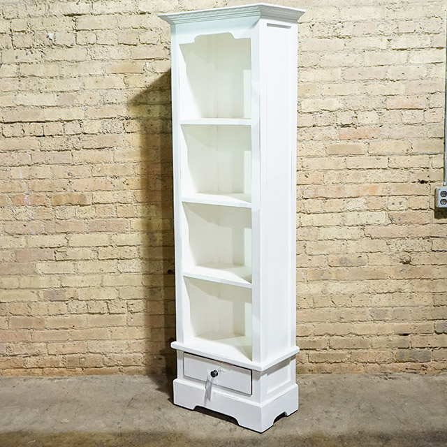 Narrow Bookcase with One Drawer Nadeau Chicago