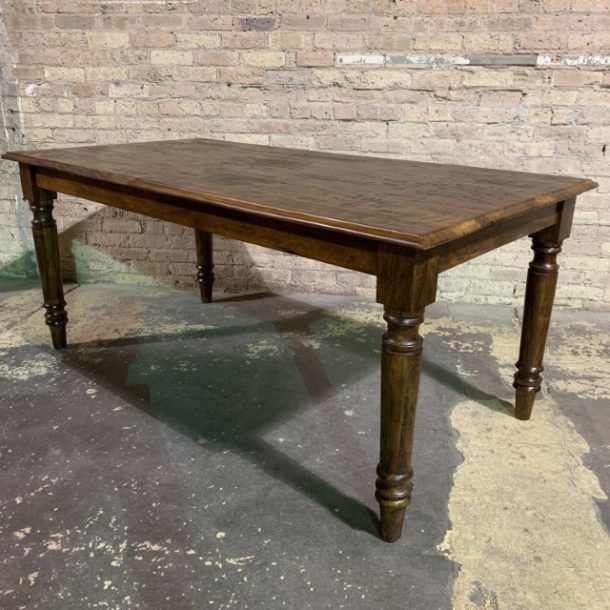Iron and Wood Console Table Nadeau Chicago